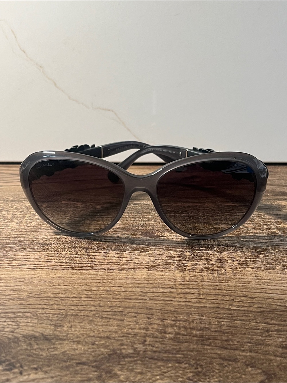 Authentic CHANEL Gray Frame Sunglasses with Gradient Lenses 5316-Q c.1510/S6